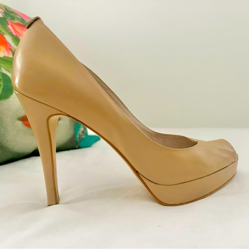 Michael Kors York Platform Peep Toe Heels